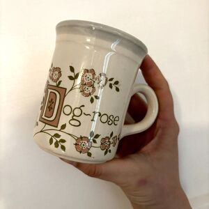 Biltons England DOG-ROSE Floral Flowers Ceramic Coffee Tea Cup Vintage Cottage